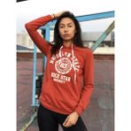Cathy Turuncu Kapşonlu Kadın Sweat - M