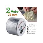 Çatı İzolasyon Bandı 72 Mm X 2 Mt Su Sızdırmazlık Geçirmez Delik Yalıtım Çamur Boru Sakız Tamir Bant