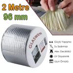 Çatı İzolasyon Bandı 96 Mm X 2 Mt Su Sızdırmazlık Geçirmez Delik Yalıtım Çamur Boru Sakız Tamir Bant