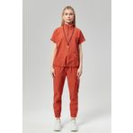 Çatı Medikal Extreme Cool Woman - Premium Çift Yön Likralı Doktor Hemşire Forma Takımı (KADIN), Mandalin