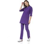 Çatı Medikal Ultralycra Modest - Doktor Hemşire Forma Takımı, Mor - XL