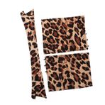 CATIEBYE 1 Set Leopar Çıkarılabilir Bluz Yaka El Kolları Sahte Gömlek Dickey Yaka Kıyafet Giyim Kadın Takım Elbise Mont Aksesuarları
