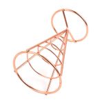 CATIEBYE Tavuk Kanadı Snack Takımı Retro Fransızca Patates Kızartması Sepeti Hizmet Fransız Koni Tutucu Dondurma Külahı Tutacağı Yağda Kızartmak Koniler Rose Gold Ütü