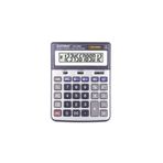 Catiga Tiga CD-2383 12 Haneli Masaüstü Hesap Makinesi Metal Yüzey Büyük Ekran Ofis Tipi Hesap Makinesi