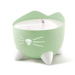 Catit PIXI İçme Çeşmesi – Üç Filtreli ve Ergonomik İçme Seçeneklerine Sahip Kedi Su Çeşmesi, Yeşil
