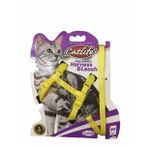 Catlife Kedi Göğüs Ve Gezdirme Tasması Takımı Sarı 110 Cm