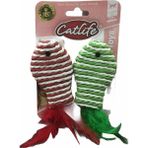 Catlife Kedi Için Oyuncak Tüylü Balık Ikili Set