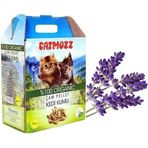 Catmozz 10 lt Lavender Dogal Organik Cam Peleti Kedi Kumu