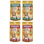CatMozz 4x10'lu Kuzu Etli + Kedi Otlu Biftekli Yetişkin Kedi Ödül Çubuğu