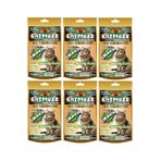 CatMozz Crunch Deri Tüy Bakımı Dışı Çıtır İçi Yumuşak Kedi Ödül Bisküvisi Ton Balıklı 50 Gr X 6 Adet