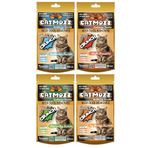 CatMozz Crunch Dışı Çıtır İçi Yumuşak Kedi Ödül Bisküvisi Karışık 4 Adet X 50 Gr