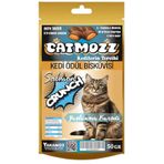 Catmozz Crunch Dışı Çıtır Içi Yumuşak Somonlu Kedi Ödül Bisküvisi 50 G