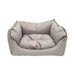 Catmozz Plus Kare Silinebilir Kedi Yatağı 60 x 50 x 17 CM gri