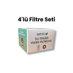 Catrevi Paslanmaz Çelik Su Pınarı için 4 Adet Premium Filtre Su Pınarımızla Uyumlu