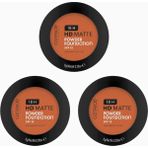 Catrice 18H Hd Mat Pudra Fondöten 3’lü Set Uzun Ömürlü, Spf 15, Matlaştırıcı, Vegan, 24 G - 090 C