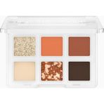 Catrice Tiny Treasures Far Paleti 030, Isıtın, 6 Renk, Mat, Işıltılı, Simli, Vegan - Kahverengi