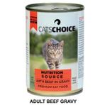 Cat's Choice 12x400 gr Biftekli Yetişkin Kedi Maması Kedi Konservesi
