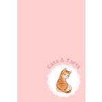 Cats & Tarts (Pink): Cozy Journal Notebook with 6x9-inch Dot Grid Pages