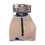 Cattie 1.5x30-40 cm Bej Large Havalı Dokuma Kedi Göğüs Gezdirme Takımı