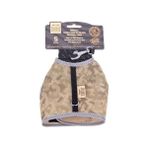 Cattie Kamuflaj Small 1x20-30 cm Havalı Dokuma Kedi Göğüs Gezdirme Takımı