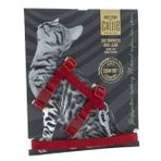 Cattie Kırmızı 1x25-40 cm Kedi Göğüs Gezdirme Takımı
