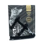 Cattie KT Siyah 1x25-40 cm Dokuma Kedi Göğüs ve Gezdirme Tasması Takımı