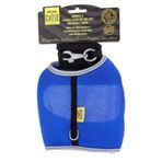 Cattie Mavi 1x25-35 cm Havalı Dokuma Kedi Göğüs ve Gezdirme Takımı