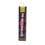 Cattie Pembe 1x15-25 cm Desenli Kedi Boyun Tasması