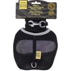 Cattie Siyah 1x25x35 cm Havalı Dokuma Kedi Göğüs Gezdirme Takımı