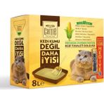 Cattie Süper Topaklanan Mısır Koçanı 8 lt Kedi Tuvaleti Dolgusu