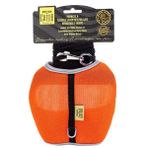 Cattie Turuncu 1x25-35 cm Havalı Dokuma Kedi Göğüs & Gezdirme Takımı