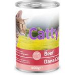 Catty Sos İçinde Dana Etli 400 gr Yetişkin Kedi Konservesi