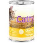 Catty Sos İçinde Tavuklu 400 gr Yetişkin Kedi Konservesi