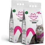 Catwalk Bebek Pudralı İnce Taneli Kedi Kumu 2 x 10 Lt