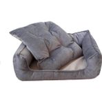 Catyat Elite Köpek Yatağı Large Büyük Irklar İçin 90 x 70 cm - Gri - 70 x 90 cm