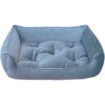 Catyat Köpek Yatağı Large Büyük Irklar 90 x 65 cm Su Yeşili - Mavi - 90 x 60 x 20 cm
