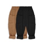 Catz Kids 2'li Paket Boyfriend Müslin Pantolon ( Siyah ve Kahve )