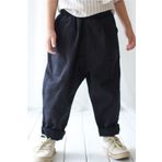 Catz Kids Siyah Vera Keten Dikişli Carrot Pantolon