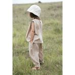 Catz Kids Vizon Şile Bezi Kolsuz T-Shirt ve Carrot Pantolon Erkek Çocuk İçin Özel Tasarım - 5 - 6 Yaş