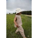 Catz Kids Vizon Şile Bezi Kolsuz T-Shirt ve Carrot Pantolon Erkek Çocuk İçin Özel Tasarım - 6 - 7 Yaş
