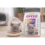 Catzo Tavuk Etli Yavru Kedi Maması 500 G | Kitten Dry Cat Food | Omega 3-6 Destekli, Dengeli ve Besleyici Oumo