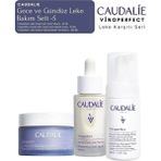 Caudalie Vinoperfect Leke Bakım Seti -5 | Gece Kremi & Serum & Temizleme Peeling Köpük Boy