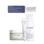 Caudalie Vinoperfect Leke Bakım Seti -7 | GÜNDÜZ & Göz Kremi & Temizleme Peeling Köpük Orijinal Boy