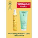 Caudalie Vinosun High Protection Spray Spf50 150 Ml + Caudalie Vinosun After Sun Repairing Lotion 200 Ml