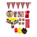 CAVAŞ sun hat 34521352123 Kırmızı Siyah Sarı Kulaklı Karakter Doğum Günü Konsept Parti 24 Kişilik Parti Malzemeleri Arka Fon Perde