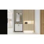 Çavdar Mobilya Çok Amaçlı Dolap, Kiler Dolabı, Balkon Dolabı , Banyo Dolabı - Beyaz