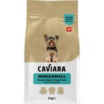 Caviara Köpek Maması, Somonlu, Mini ve Küçük Irk Yetişkin, Premium Kuru Mama, 2 kg, Omega-3 ve Omega-6 İçerikli KL-010