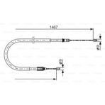 CAVO 1302606 El Fren Teli Arka Megane 00-