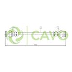 CAVO C800460A Fren Hortumu Arka Polo 96-