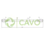 CAVO C800928A Fren Hortumu Arka Palio Siena 97- Albea